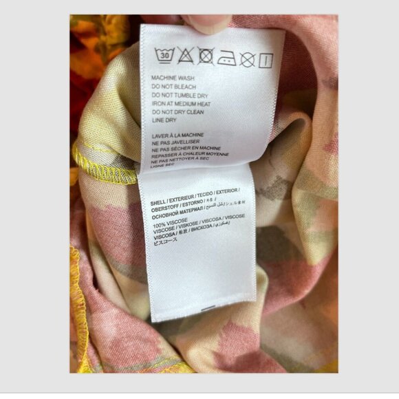 Farm Rio x Anthropologie Fruit Print Jumpsuit, Size L, Wide Leg, One Piece, NWT - Picture 12 of 12